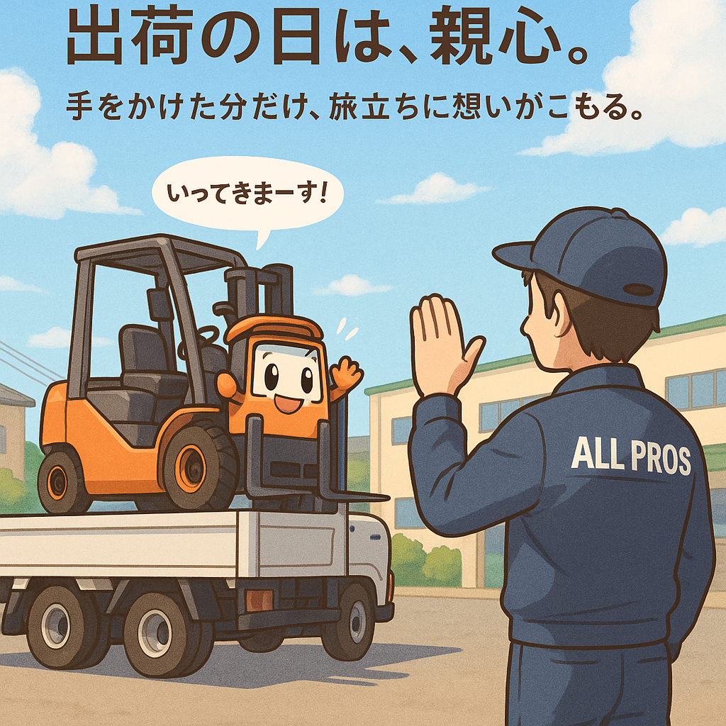 出荷の日 ― 子供を送り出す親心で