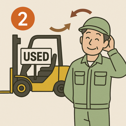何故中古フォークリフトをすすめるのか？